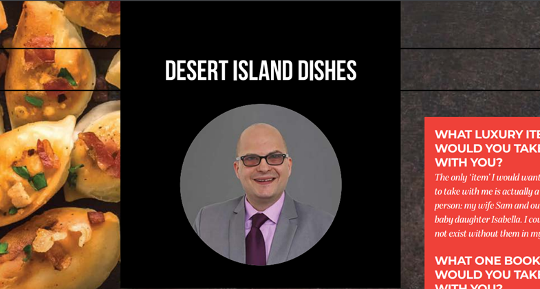 Image for Desert Island Dishes case study