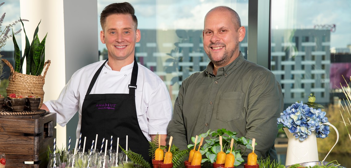 Image for Amadeus' plant-based dishes accredited by the Vegetarian Society across its venue portfolio